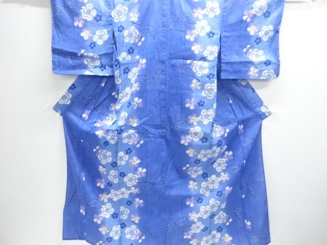 JAPANESE KIMONO / YUKATA / DRAGONFLY & FLOWER 